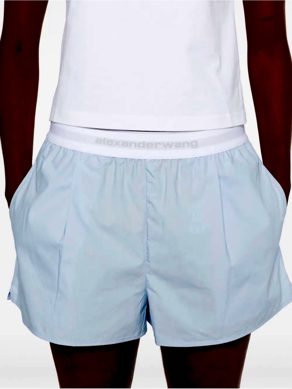 Alexander Wang shorts. Large. NWT. Blue.